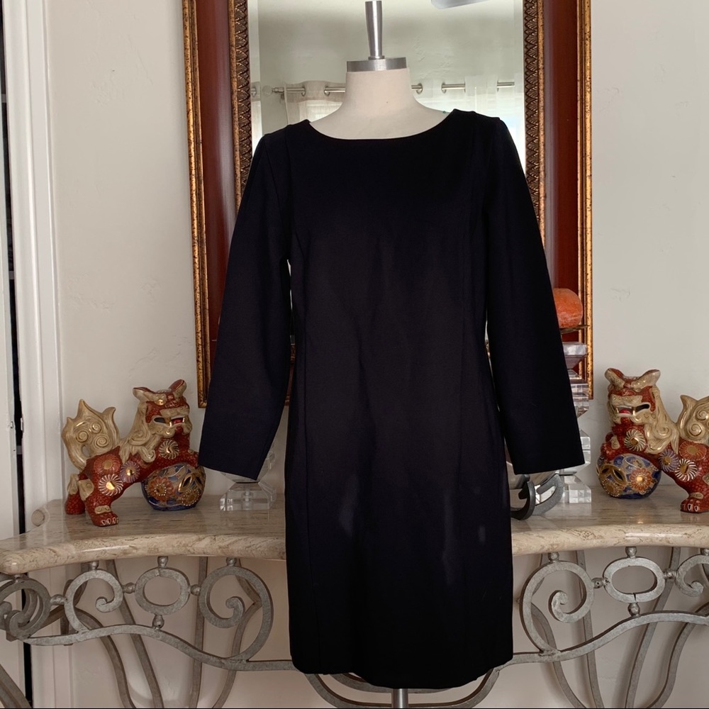J.CREW Factory Petite Ponte Dress Women’s Size L